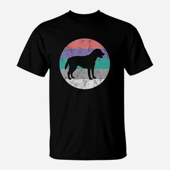 Black Or Chocolate Lab Cute Vintage T-Shirt - Seseable