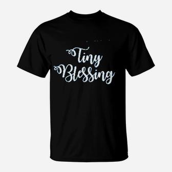 Blessed Mama Tiny Blessing Mothers Day T-Shirt - Seseable