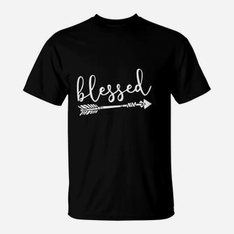 Blessed Thanksgiving Cute Graphic Printed Funny T-Shirt - Seseable