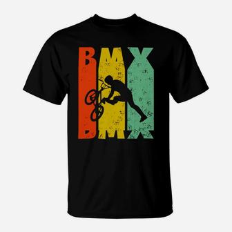 Bmx Tshirt Vintage Retro Mountainbike Cylcing Shirt Black Youth B074gb75xz 1 T-Shirt - Seseable