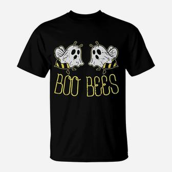 Boo Bees Funny Halloween Matching Couple Costume For Her T-Shirt - Seseable