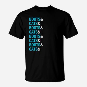 Boots Cats Funny Edm Rave Festival Techno T-Shirt - Seseable