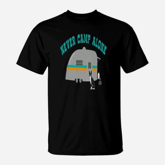 Boston Terrier Dog Rv Funny Camping Travel T-Shirt - Seseable