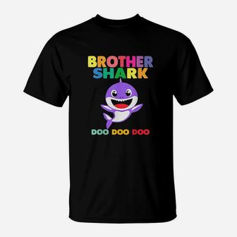 Brother Shark Doo Doo For Matching Family T-Shirt - Seseable