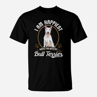 Bull Terrier Mom Mama Bull Terrier Dog Lover T-Shirt - Seseable