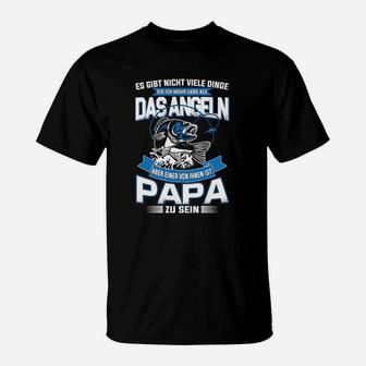 Bulldoggen Papa T-Shirt, Väterlicher Stolz mit Spruch - Seseable