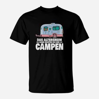 Camper Camping Wohnwagen Rente T-Shirt - Seseable