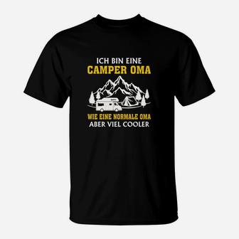 Camping Ich Bin Eine Camper Oma T-Shirt - Seseable