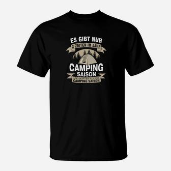 Camping Saison Exklusiv T-Shirt - Seseable