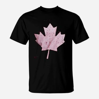 Canada Pride Vintage Style Retro Canadian Maple Leaf T-Shirt - Seseable