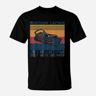 Captain Like A Regular Captain Boat Vintage T-Shirt - Seseable