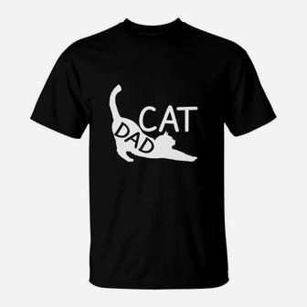 Cat Dad Best Cat Dad T-Shirt - Seseable