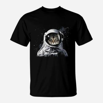 Catronaut Cat Astronaut Deep In Space Cosmic Gift T-Shirt - Seseable