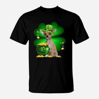 Chihuahua Shamrock St Patricks Day Irish Great Dog Lovers T-Shirt - Seseable