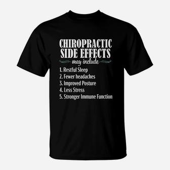 Chiropractor Chiropractic Funny Effects Spine T-Shirt - Seseable