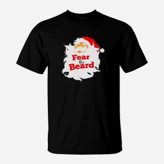Christmas Santa Funny White Beard Quote T-Shirt - Seseable