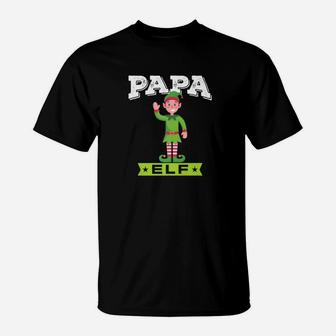 Christmas Shirts Papa Elf S Dad Men Father Holiday Gifts T-Shirt - Seseable