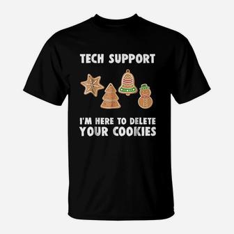 Christmas Tech Support T-Shirt - Seseable