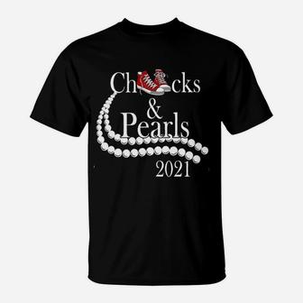 Chucks And Pearls 2021 Vintage T-Shirt - Seseable