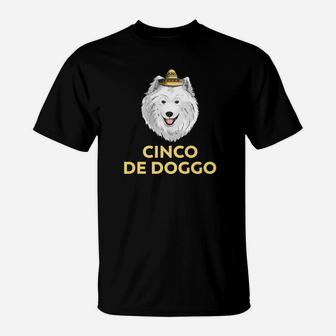 Cinco De Doggo Samoyed Dog Cinco De Mayo Mexican T-Shirt - Seseable