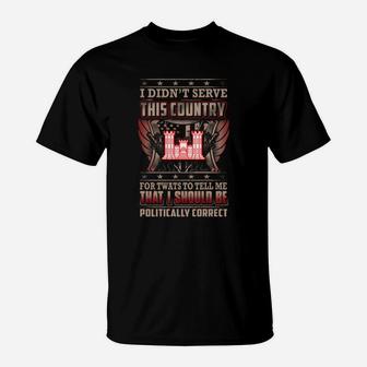 Combat Engineer Politically Correct T-Shirt - Seseable