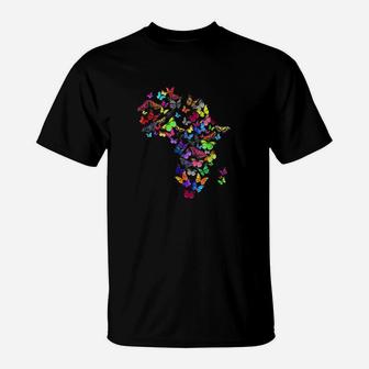 Cool Mama Africa Butterfly T-Shirt - Seseable