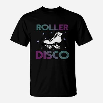 Cool Vintage Roller Disco Retro 70s And 80s Party T-Shirt - Seseable