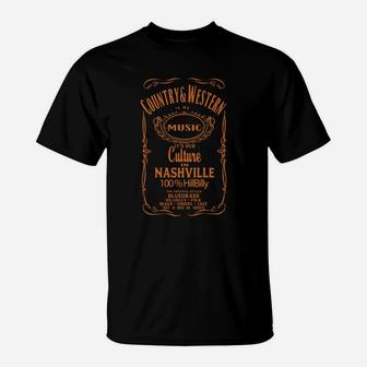 Country And Western Nashville Tennessee T-Shirt - Seseable