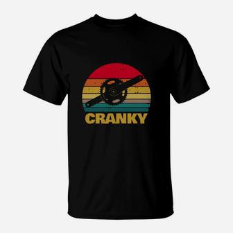 Cranky Bicycle Vintage T-Shirt - Seseable