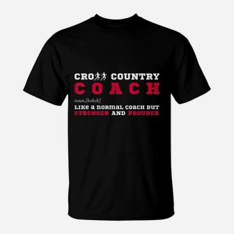 Cross Country Coach Sports Coaching Definition Gift T-Shirt - Seseable