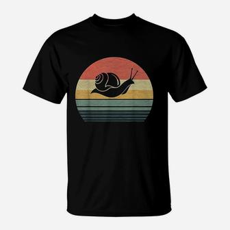 Custom Snail Vintage Animal Lover T-Shirt - Seseable