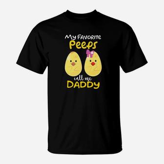 Cute Easter Peeps Shirt Daddy Easter Shirts Spring Gifts T-Shirt - Seseable