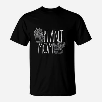 Cute Plant Mom T-Shirt - Seseable