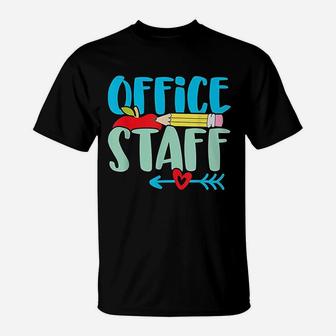 Cute School Front Office Staff Secretary Admin Appreciation T-Shirt - Seseable