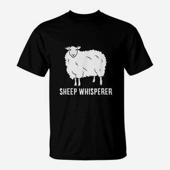 Cute Sheep Whisperer Farmer Sheep Farmer Love T-Shirt - Seseable