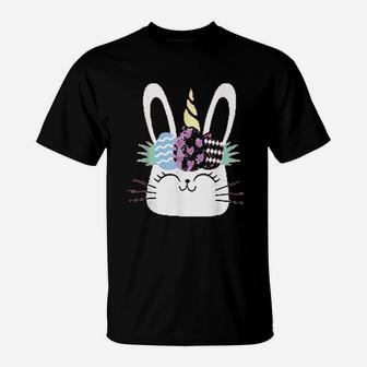 Cute Unicorn Easter Girl Easter Bunny Gifts T-Shirt | Seseable CA
