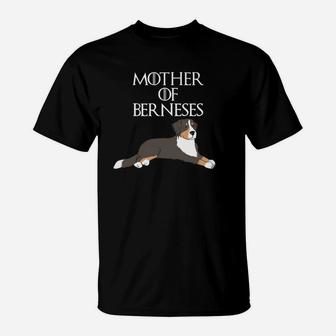 Cute Unique Funny Bernese Dog Mom Art Gift T-Shirt - Seseable