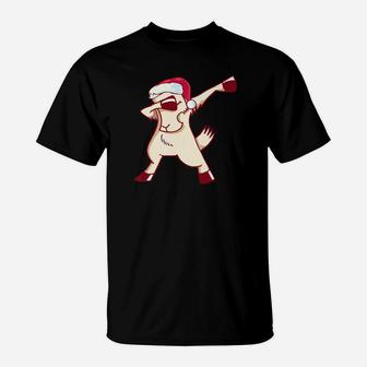 Dabbing Goat Dab Dance Christmas Santa Gift Boys Girls T-Shirt | Seseable FR