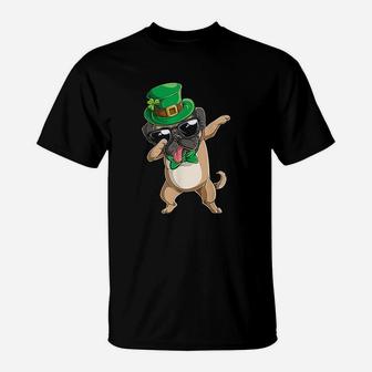 Dabbing Pug St Patricks Days T-Shirt - Seseable