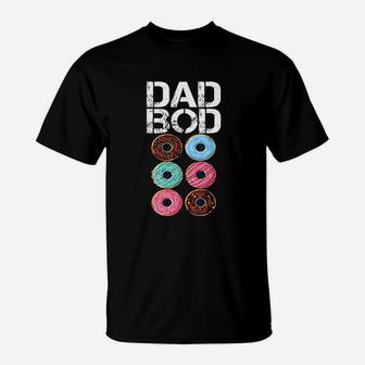 Dad Bod Donut Six Pack Daddy Gym T-Shirt - Seseable