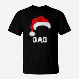 Dad Christmas Santa Family Matching Pajamas Papa T-Shirt - Seseable
