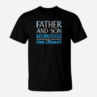 Dad Life Shirts Father And Son S Daddy Papa Pops Men Gift T-Shirt - Seseable