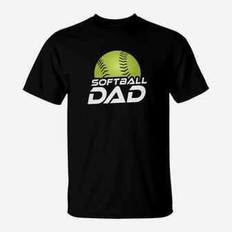 Daddy Life Shirts Softball Dad S Sports Father Men Gifts T-Shirt - Seseable