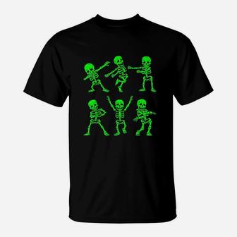 Dancing Skeletons Dance Challenge Halloween T-Shirt - Seseable
