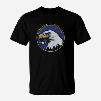 Davis Monthan Air Force Base Eagle Roundel T Shirt 2tc Black T-Shirt - Seseable