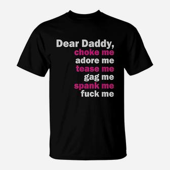 Dear Daddy Joke Funny Humor, best christmas gifts for dad T-Shirt - Seseable