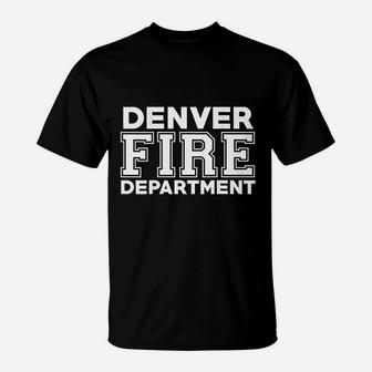 Denver Colorado Fire Department Firefighters Rescue T-Shirt - Seseable