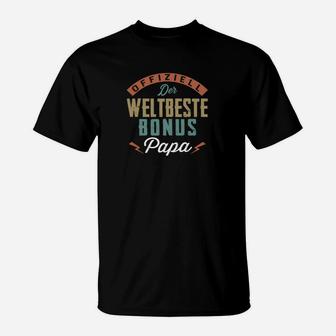 Der Weltbeste Bonus Papa T-Shirt - Seseable