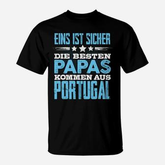 Die Besten Papas Kommen aus Portugal Herren T-Shirt, Lustige Aufdruck - Seseable