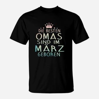 Die Bester Mutter Sind Im Marz Georen T-Shirt - Seseable